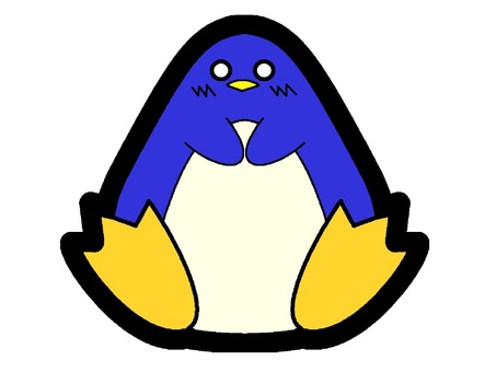 Blue penguins icon, , JPG and PNG