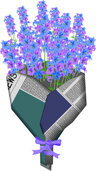 Lavender flower herb cultivation bouquet, , JPG, PNG and AI