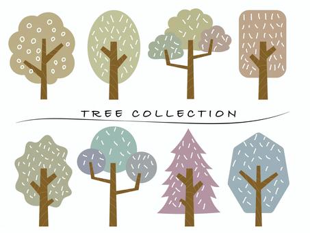 Autumn tree icon material, JPG 和 AI Autumn tree icon material, 自然, 图标, 变形, JPG 和 AI