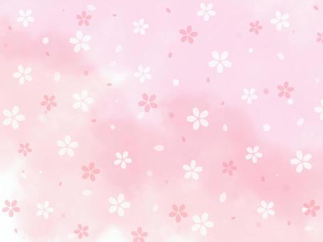 cute cherry blossom background, , JPG