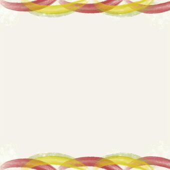 和風フレーム フレーム,枠,和風,和,和柄,正月,年賀,シンプル,正方形,背景のイラスト素材