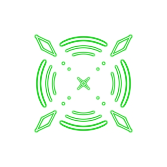 サイバー照準緑 ターゲット,狙撃,丸,照準,スナイパー,ロックオン,素材,射撃,銃撃,銃のイラスト素材