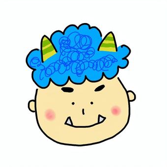 あおおに あおおに 節分,鬼,イベントのイラスト素材