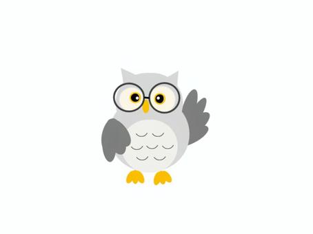 ふくろう ふくろう,かわいい,フクロウ,動物,トリ,アイコン,素材のイラスト素材