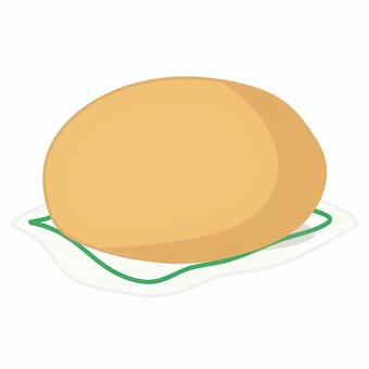 ピザまんのイラスト 食べ物,ピザまん,冬,商品,饅頭,食品,ベクターのイラスト素材