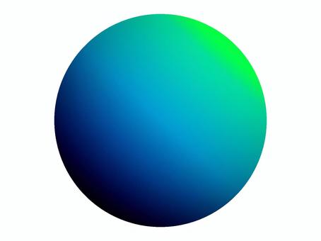 青い球 球体,玉,青,青緑,丸い,きれい,美しい,神秘的,幻想的,アイコンのイラスト素材