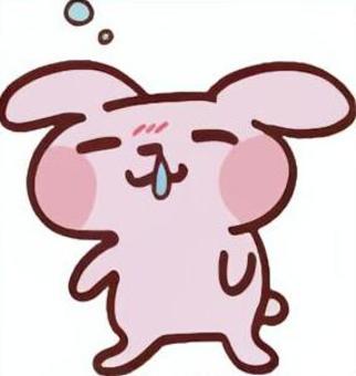 鼻水でちゃううさちゃん うさぎ,動物,かわいい,鼻水,体調不良,熱,風邪,花粉症,春,鼻炎のイラスト素材