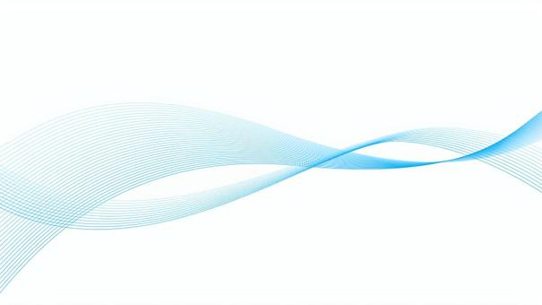 ラインウェーブ/ブルー ウェーブ,線,ライン,背景,壁紙,波,リボン,流線,曲線,カーブのイラスト素材