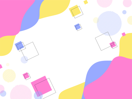 ポップで可愛い流体メンフィス背景 ポップで可愛い流体メンフィス背景 背景,ポップ,メンフィスのイラスト素材