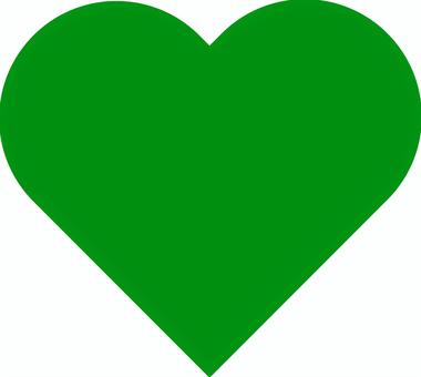 緑　ハート　シンプル ハート,愛情,シンプル,青,平和,つながる,ボランティア,友情,クラスメイト,心のイラスト素材