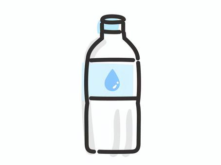 ラフなペットボトルのお水 ペットボトル,水,水分補給,備蓄品,熱中症,熱中症対策,夏,ミネラルウォーター,飲み物,飲料水のイラスト素材