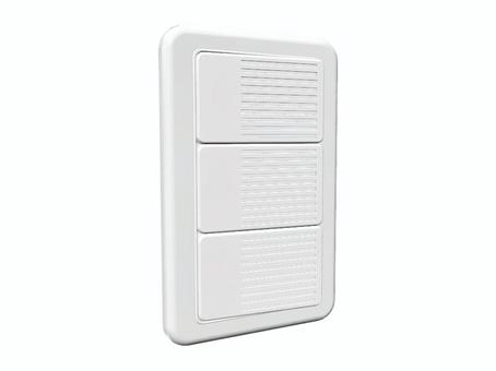 スイッチ　平べったいやつ スイッチ,電灯,ワイドスイッチ,埋め込み,電気,照明,オン,オフ,on,offのイラスト素材