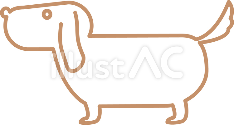 犬 動物,ダックスフンド,アイコンのイラスト素材