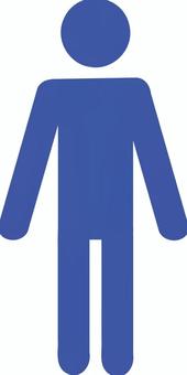立っている男性 立つ,全身,人間,人物,人,棒人間,ピクトグラム,男性,男,直立のイラスト素材