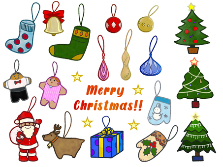 クリスマス オーナメント イラスト