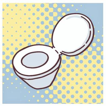 手描きトイレイラスト 手描きトイレイラスト べんき,水洗便所,便所,トイレ,wc,洋式,水洗,蓋,お手洗い,水回りのイラスト素材