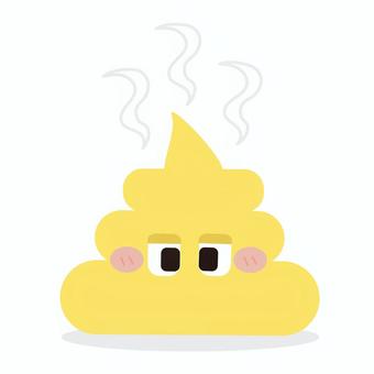 におう_うんちのキャラクター におう,うんち,うんこ,便,キャラクター,オリジナル,正面,かわいい,擬人化,ベクターのイラスト素材