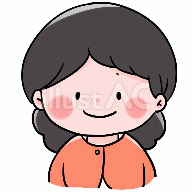お母さん おかあさん,ゆるい,母のイラスト素材