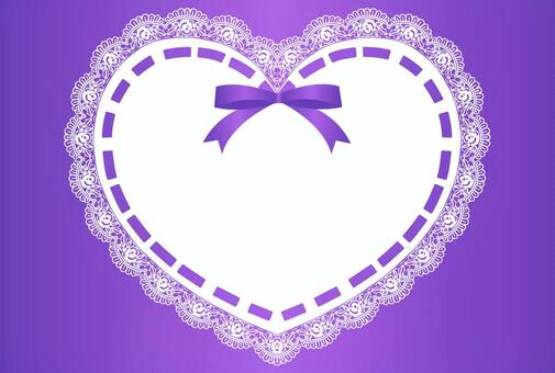 Ribbon & Heart Lace Frame, heart, ribbon, race, JPG and AI