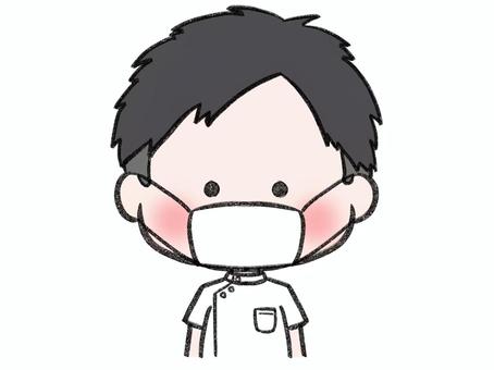 Nurse wearing a mask, JPG and PNG Nurse wearing a mask, 護士, 男人, 醫生, JPG and PNG