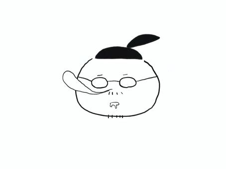 寝てます　おやすみなさい 寝る,おやすみなさい,睡眠,ちょんまげ,男性のイラスト素材