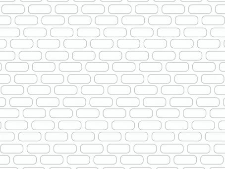 ブロック状に並んだ丸みのあるレンガ壁背景 背景,レンガ,パターン,ブロック,壁,横,テクスチャ,繰り返し,抽象的,幾何学模様のイラスト素材