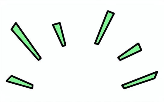 漫符（ピックアップ） ピックアップ,漫符,強調,注目,集中,目立つ,アイコン,あしらい,ベクター,透過のイラスト素材