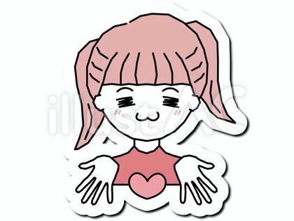 シンプルで可愛い女性C 26
