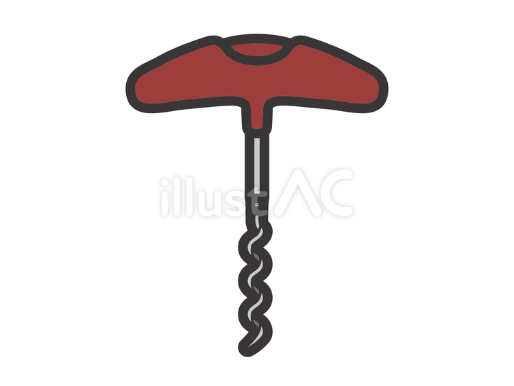 ワインオープナー04 ワインオープナー,ワイン,栓抜きのイラスト素材