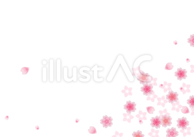 和柄桜 和柄,和風,和素材のイラスト素材