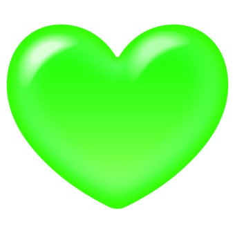 pure heart green, heart, heart mark, love, JPG, PNG and AI