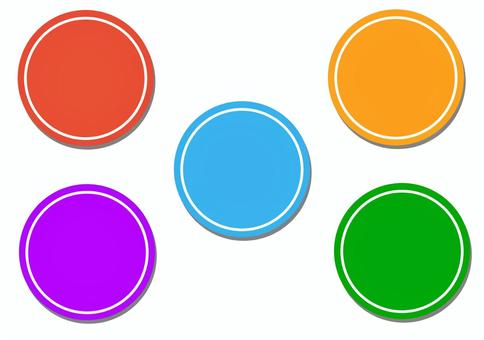 使いやすい円　セット 再生ボタン,アイコン,ボタン,シンプル,動画,配信,記号,動画素材,カラフル,セットのイラスト素材