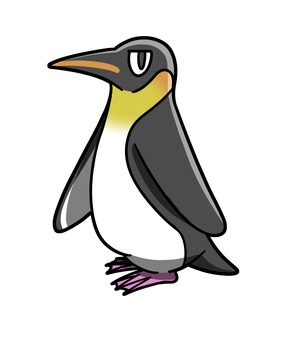 皇帝ペンギン 皇帝ペンギン,エンペラーペンギン,皇帝,エンペラー,ペンギン,海の生き物,水族館,動物,南極のイラスト素材