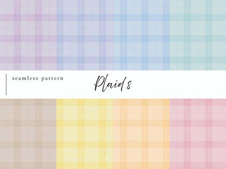 タータンチェック柄 タータンチェック,パターン,背景,チェック,柄,カラフル,模様,四角,格子,フリーのイラスト素材