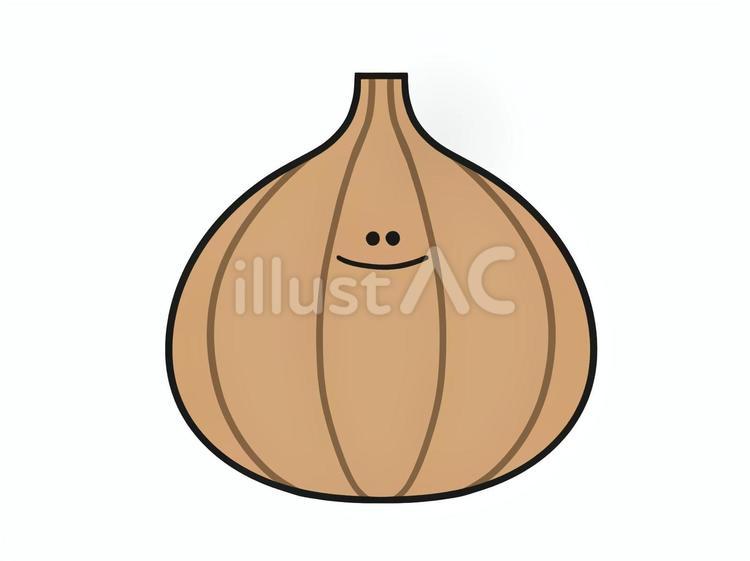 笑顔の茶色の玉ねぎのイラスト 食べ物,野菜,玉ねぎのイラスト素材