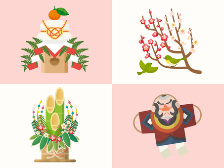 Illustration, new year, lunar month, new year's eve, 