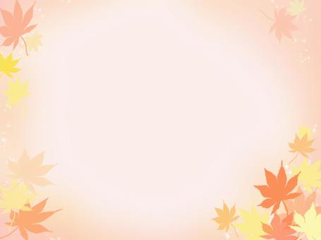 シンプルな秋の紅葉の背景