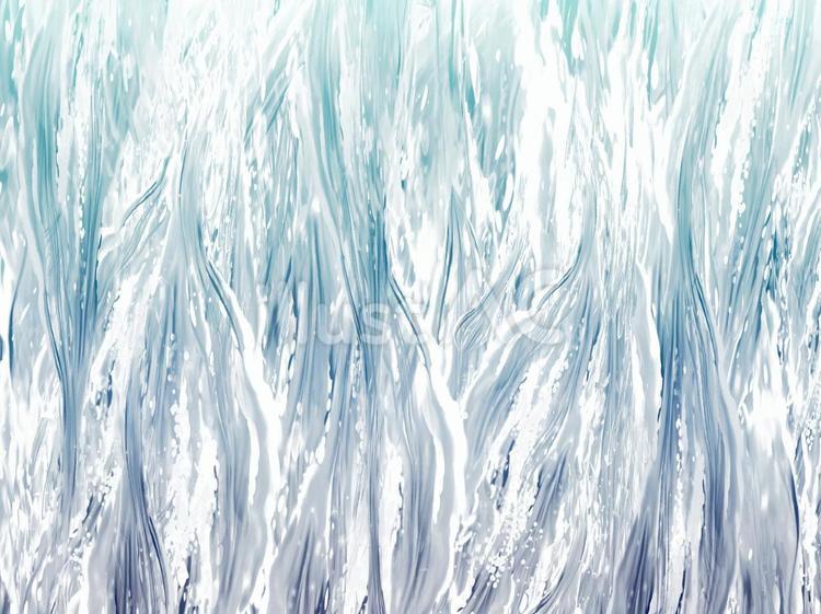 水飛沫をあげて水が激しく流れるイメージ 水,川,流れのイラスト素材