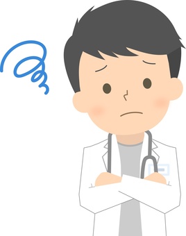 Illustration, a doctor, doctor, male, 