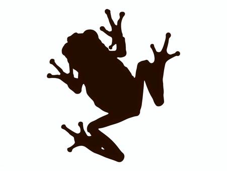 ニホンアマガエのシルエット 茶色 ニホンアマガエのシルエット 茶色 シルエット,生き物,シンプル,ニホンアマガエル,カエル,アマガエル,両生類,在来種,池,田んぼのイラスト素材