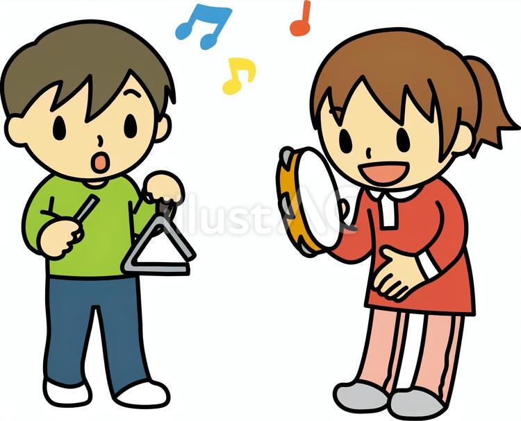 こどもと楽器 子ども,音楽,楽器のイラスト素材