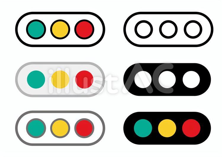 信号機アイコン 信号,信号機,アイコンのイラスト素材