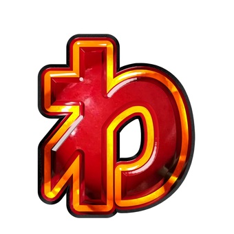 ひらがな文字わ ひらがな文字わ 文字,ギラギラ,赤色,ひらがな,わのイラスト素材