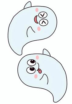 Illustration, ghost, glutton, cute, 