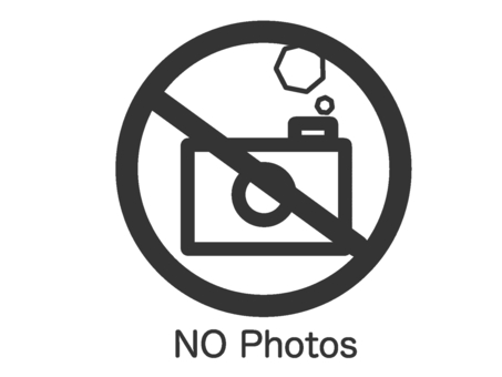 Photography prohibited (gray), , JPG and PNG