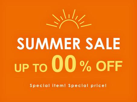 插图, summer sale, 夏天, 拍卖, 