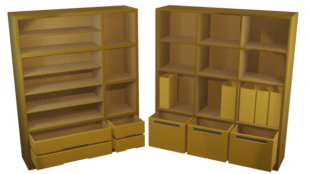 収納棚 収納,片付け,棚,ボックス,箱,タンス,シェルフ,収納棚,木製,生活のイラスト素材