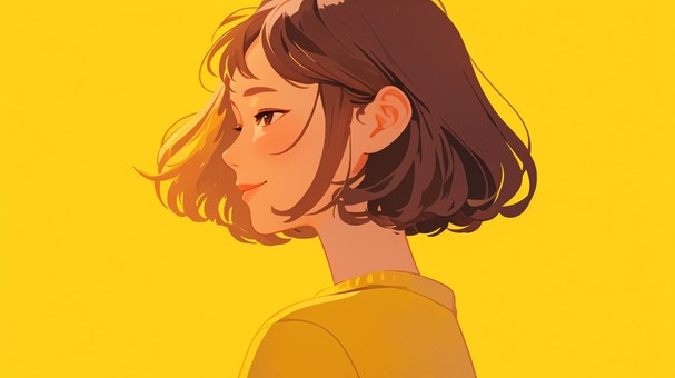 女性の横顔