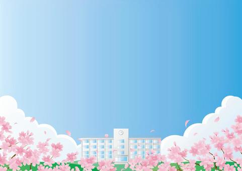 Spring graduation ceremony image background, , JPG and AI