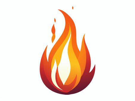 炎素材4 炎,火,燃えている,熱い,燃えさかる,おしゃれ,美しい,癒し,素敵,かっこいいのイラスト素材